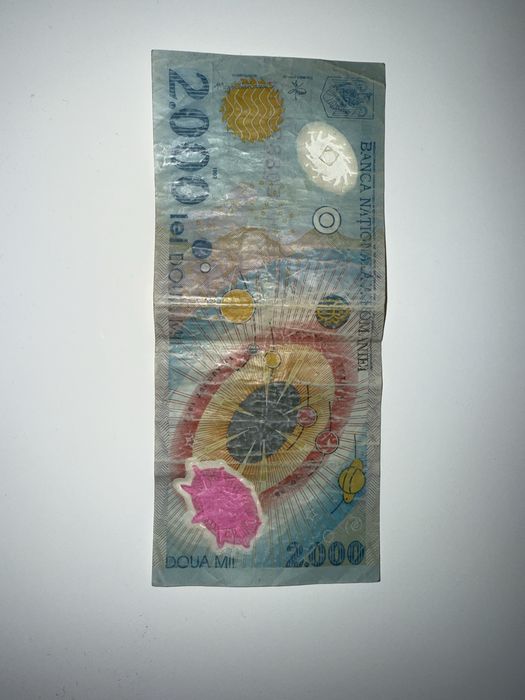 Bancnota 2000 lei de colectie