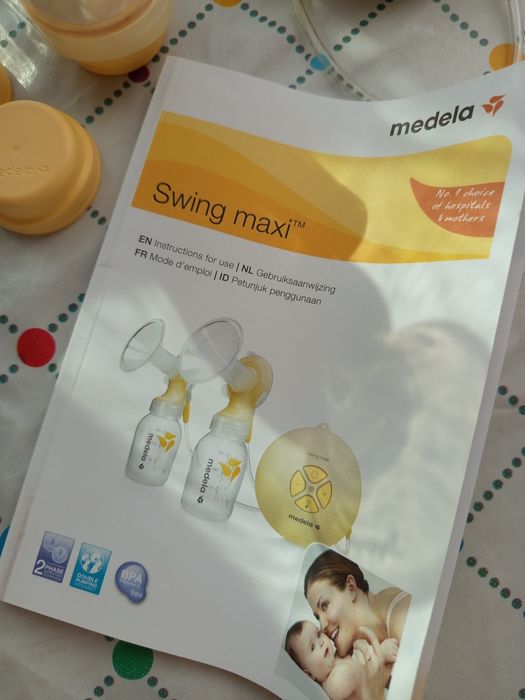Двойна електрическа помпа за кърма Medela Swing Maxi