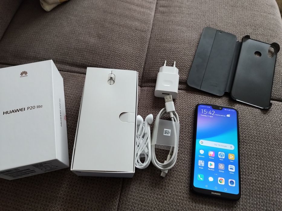 Telefon HUAWEI P20 lite negru + accesorii