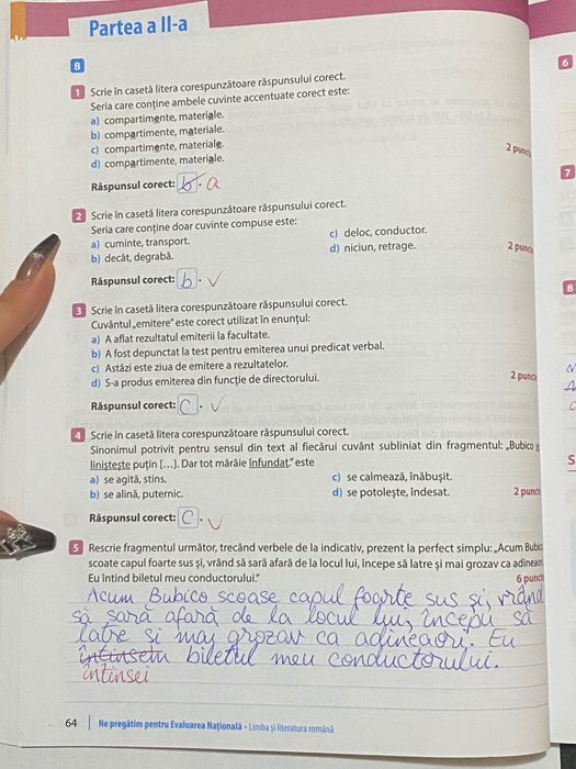Culegere “Ne pregătim pentru Evaluarea Națională” română