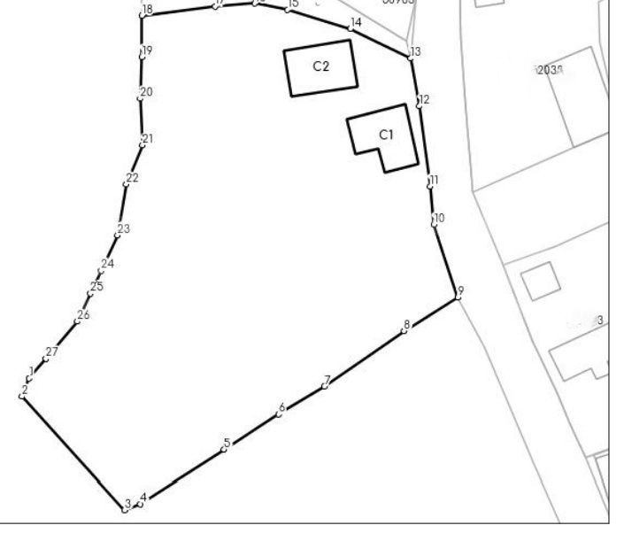 Teren de vanzare, de 2946 mp si casa de 68 mp in Micesti, jud. Cluj