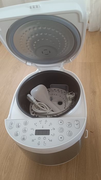 Мултикукър Philips - All in One, HD4713/40, 1300W, 60 програми, бял