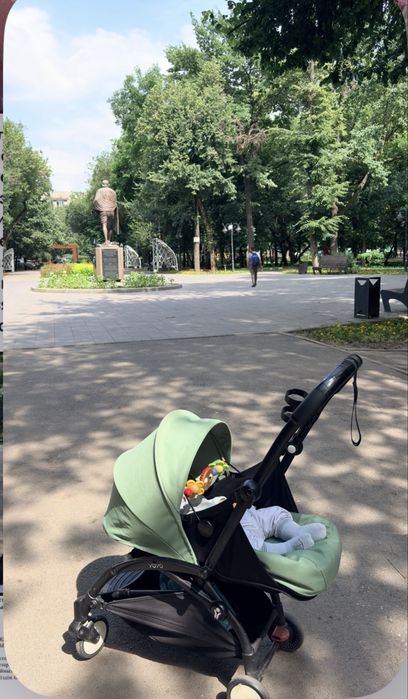 Коляска yoyo люлька и прогулочный блок
