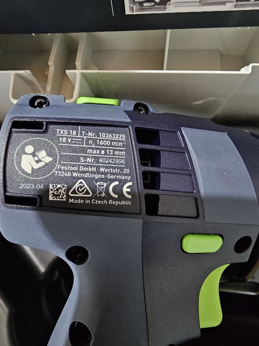 Filetanta festool TXS 18 c 3,0-PLUS