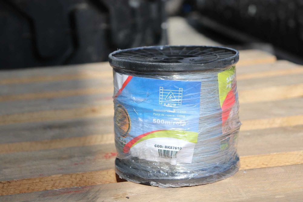 Sarma galvanizata pentru Gard Electric 1,2mm x 500m Livrare Oriunde