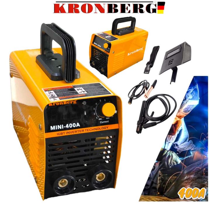 Инверторен Електрожен 400А KRONBERG  5мм IGBT с