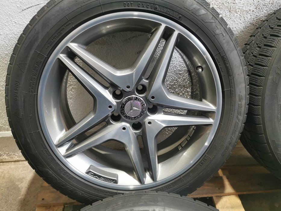 Jante Originale Mercedes AMG. A-B CLASS/CLA. R 18 cu anvelope de iarna