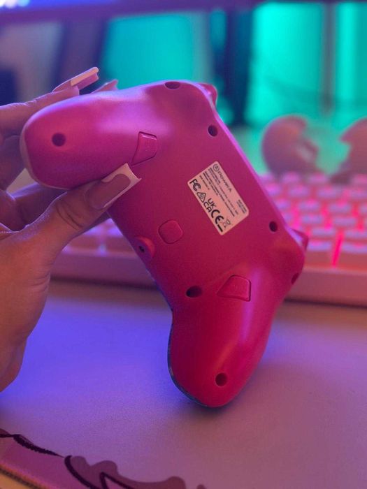 Controller cu fir PowerA Enhanced Wired Nintendo Switch Kirby Roz