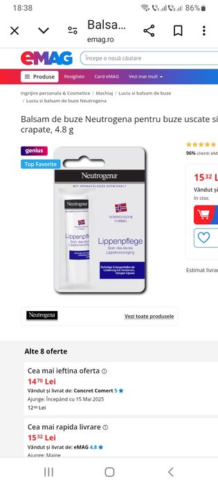 Produse cosmetice de îngrijire Neutrogena