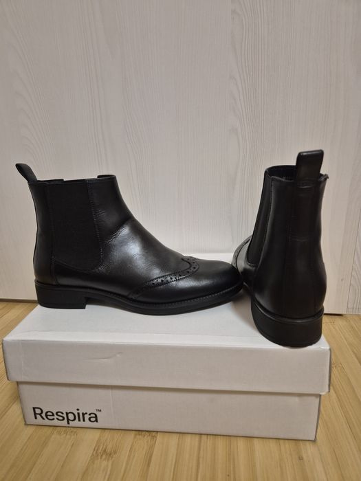 Ghete GEOX Jodhpur D Jaylon 2, negre