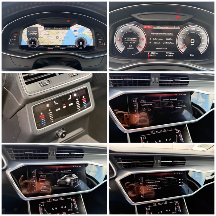 Audi A6 40TDI 204CP Automat C8 - Camere 360* / Memorii / Full display - Rate / Garantie !
