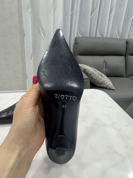 Туфли кожаные лодочки