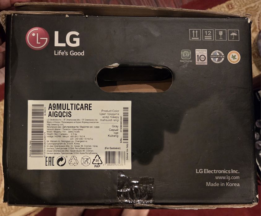 LG cold zero pilesos no 1