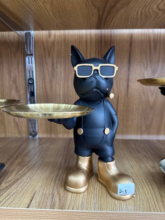 Статуэтка конфетница бульдог