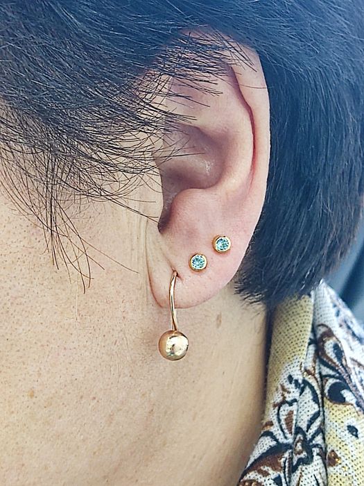 Прокол ушей .Пирсинг