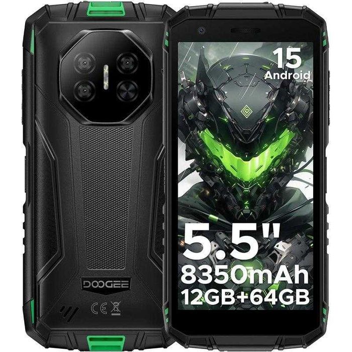 Doogee Fire 3, 12GB 64GB, 5.5 HD+, 8350mAh, Green