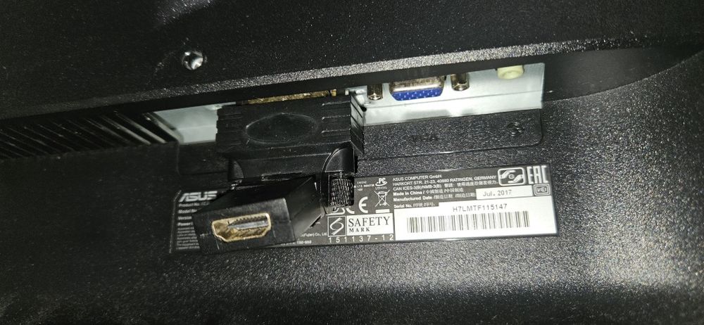 Monitor LED ASUS Gaming VP228TE 21.5 inch 1ms Black 60Hz