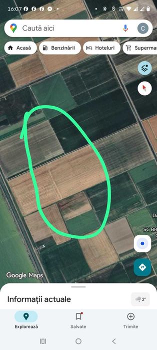 Vand teren extravilan agricol irigabil zona Brates Badalan