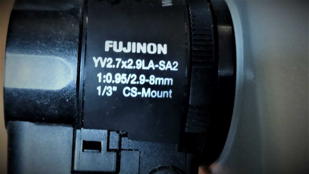 Камера за наблюдение, GE Security KTC-815CP и Fujinon YV2.7X2.9LA-SA2L