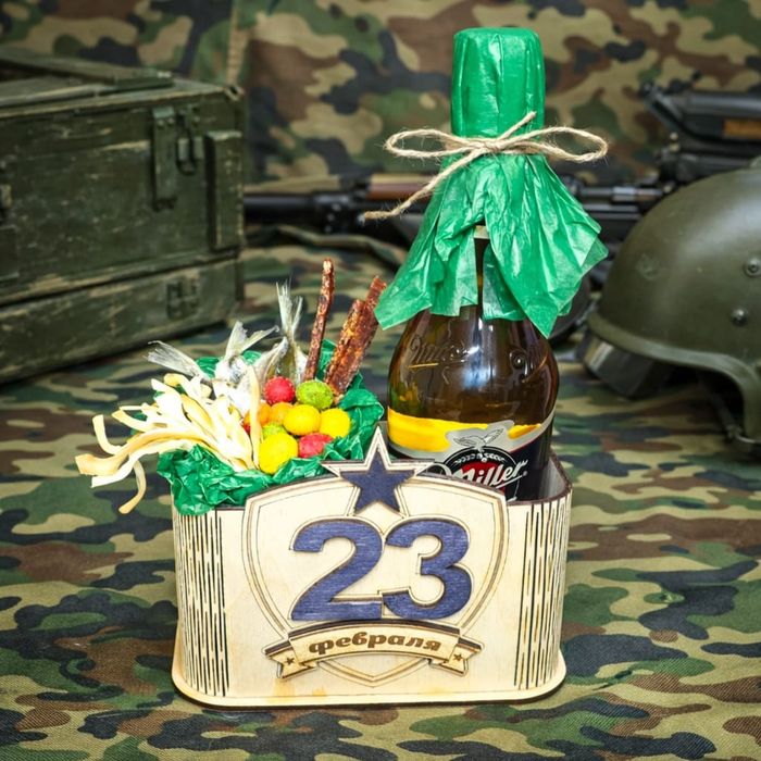 Букеты боксы подарки для мужчин