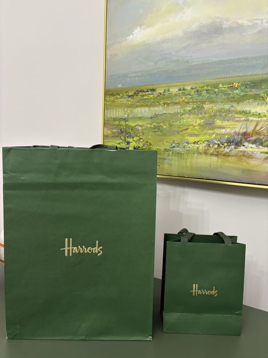 Подарочный пакет и коробка Harrods