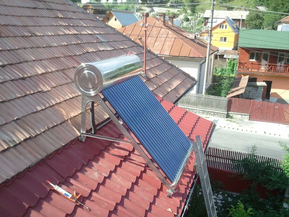Panou solar presurizat inox 300 litri, montaj si service Sibiu