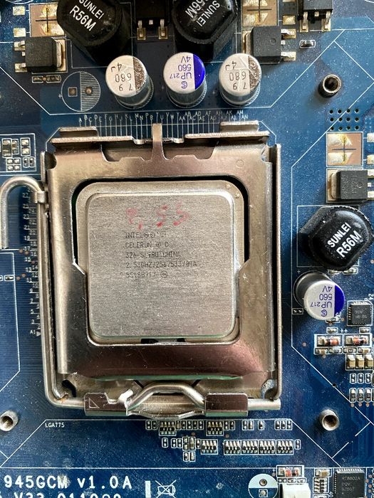 Материнская плата, озу и процессор