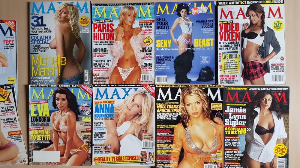 FHM, MAXIM, NUTS английски