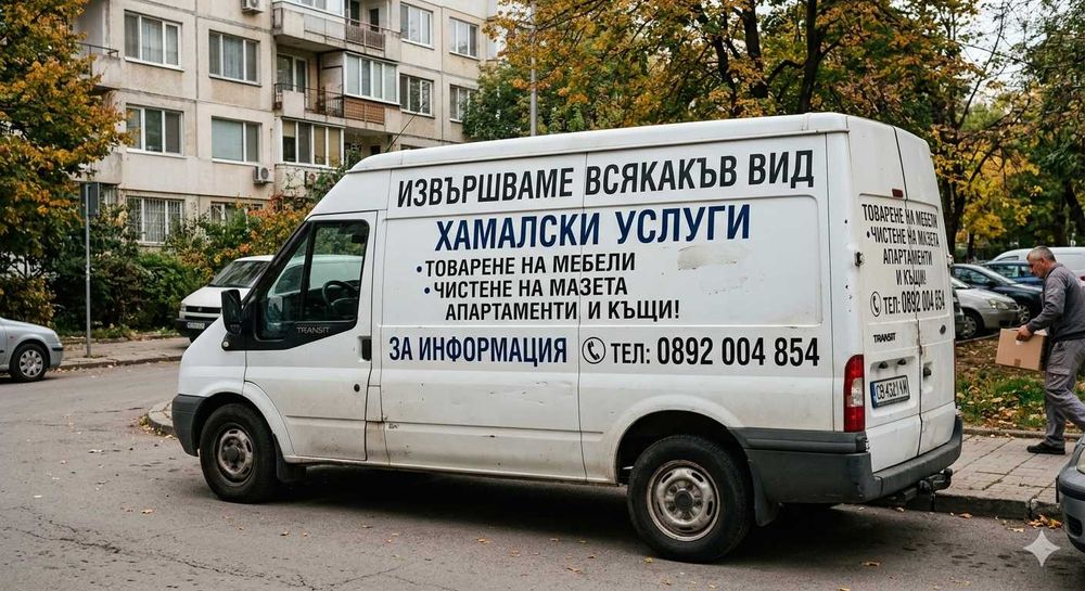 Хамалски услуги и чистене на мазета и тавански стай!