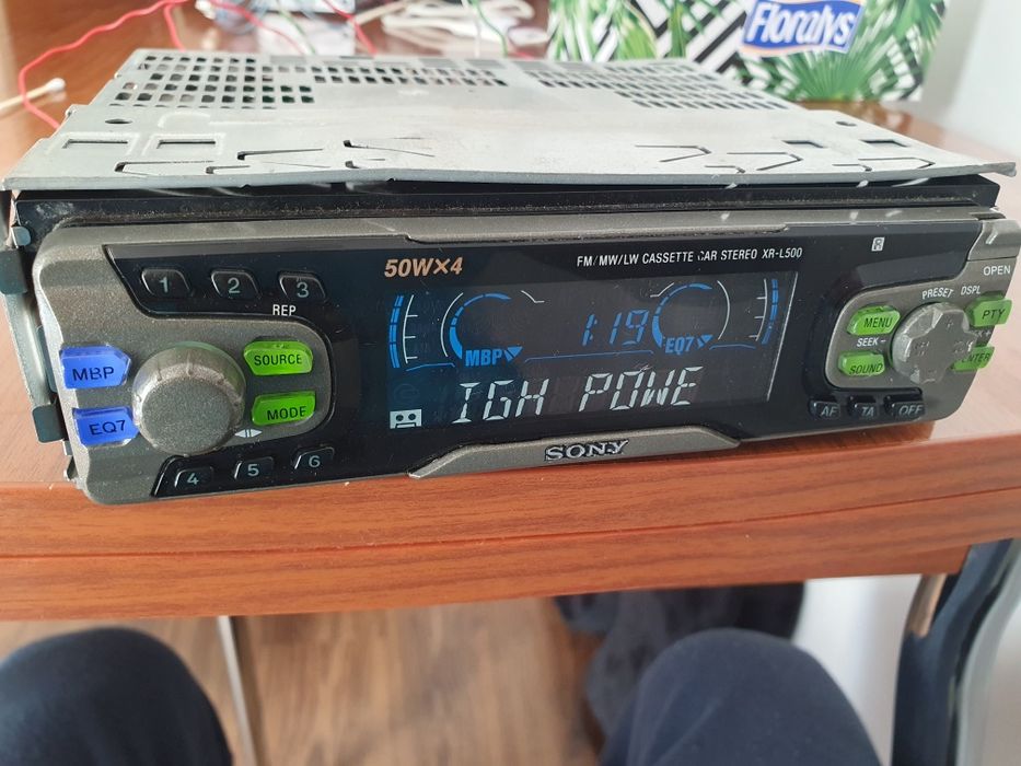 Radiocasetofon Sony XR-L500 mecanism  full logic