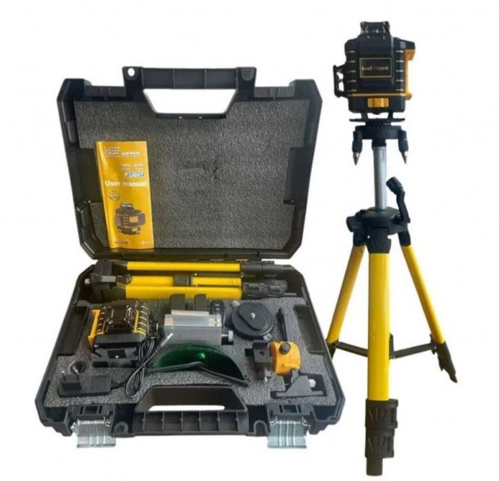 4D ЛАЗЕРЕН НИВЕЛИР с 16 линии (четири точков) самонивилиращ се