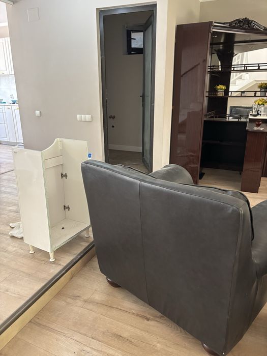 Canapele piele 3 bucati