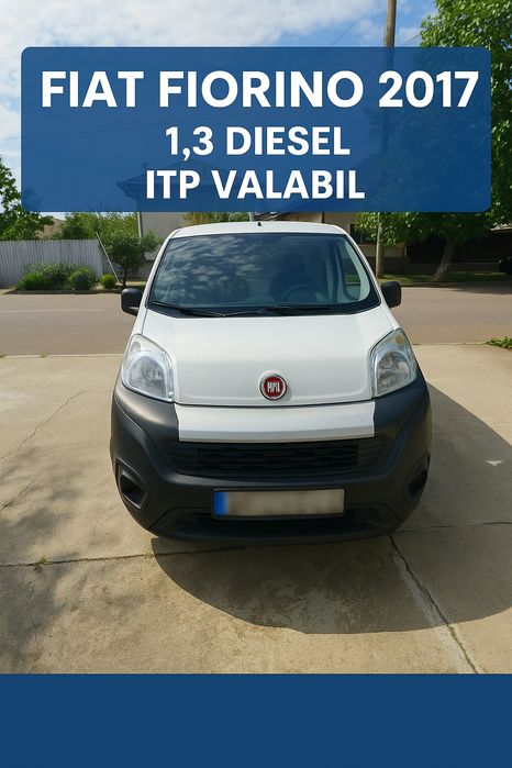 Fiat Fiorino 1.3 Multijet 2017 | 180.000 km | Aer Condiționat | ITP