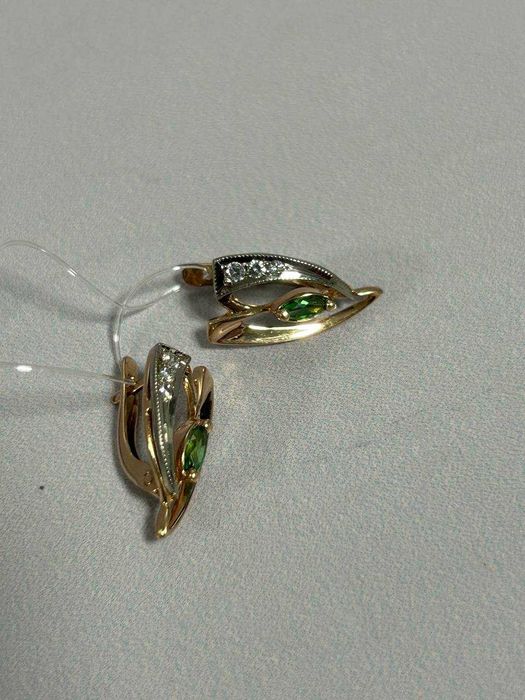 Золотые серьги, 585 / Каскелен