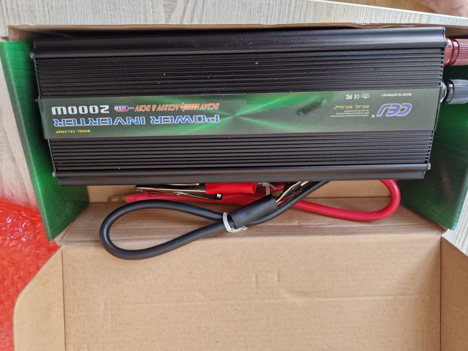 Инвертор 24v 2000w made in Germany