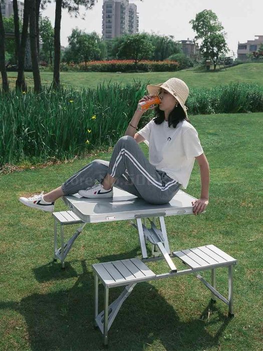 Складной стол-стул для пикника мебель портативный 4х местные m10