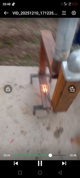 Атработка печка 2 литр билан Бир Кун иситасиз