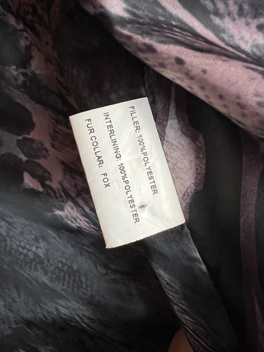 Geaca de iarna cu guler de blană