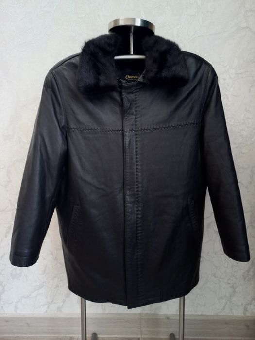 Мужская кожаная куртка