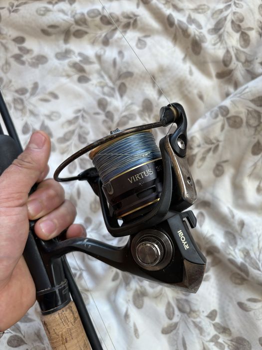 Preston Ignition и макара ryobi virtus.