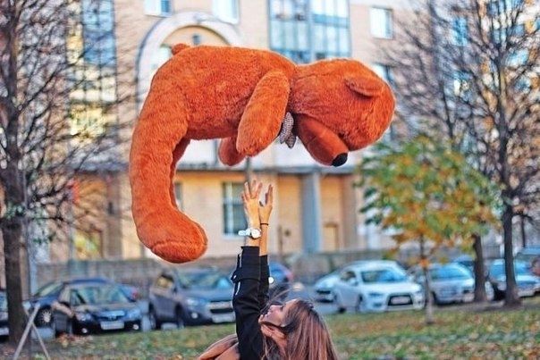 Большой плюшевый мишка 120 см