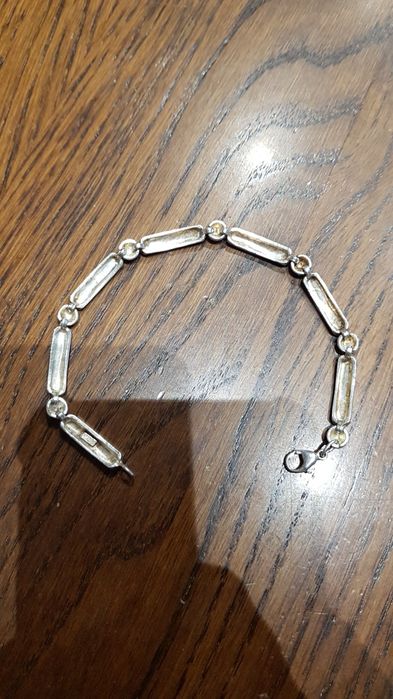 C Bratara argint masiv 925 italy unisex 19.5 cm,stare perfecta