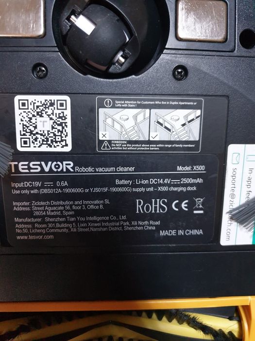 Aspirator robot Tesvor wlan cu wi fi