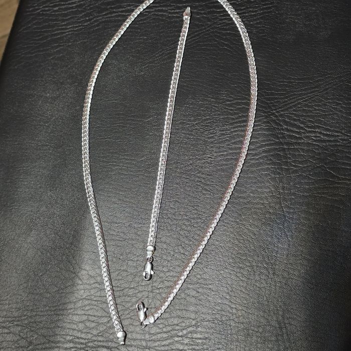 Сребърен синджир и гривна 925