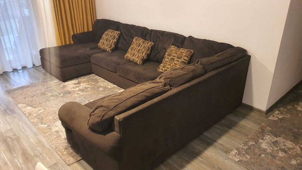 Canapea colțar Mobexpert mare, foarte confortabilă, demontabilă