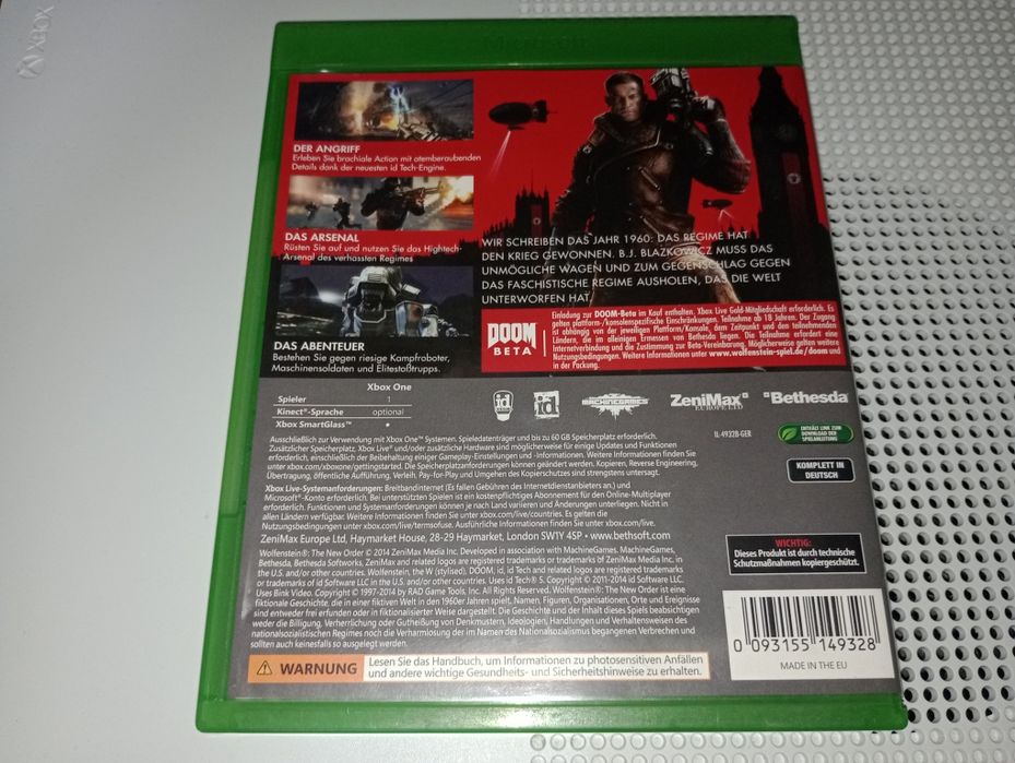Wolfenstein для Xbox one