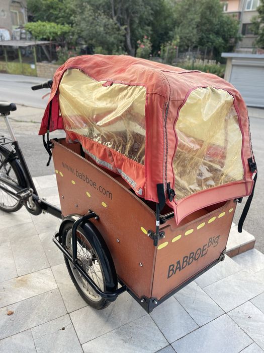 Рикша | Нидерландски Карго-Товарен Велосипед | Рикша BABBOE Big NL