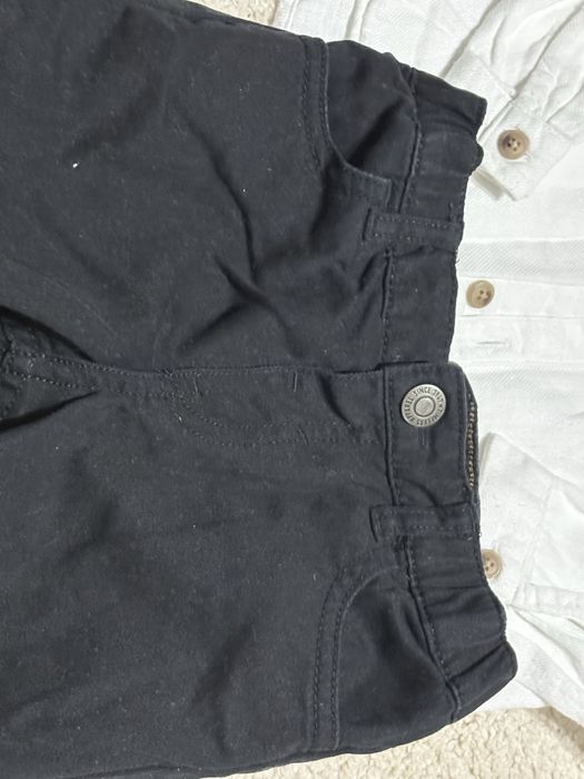 Camasa alba si pantaloni negri 2-3 ani H&M