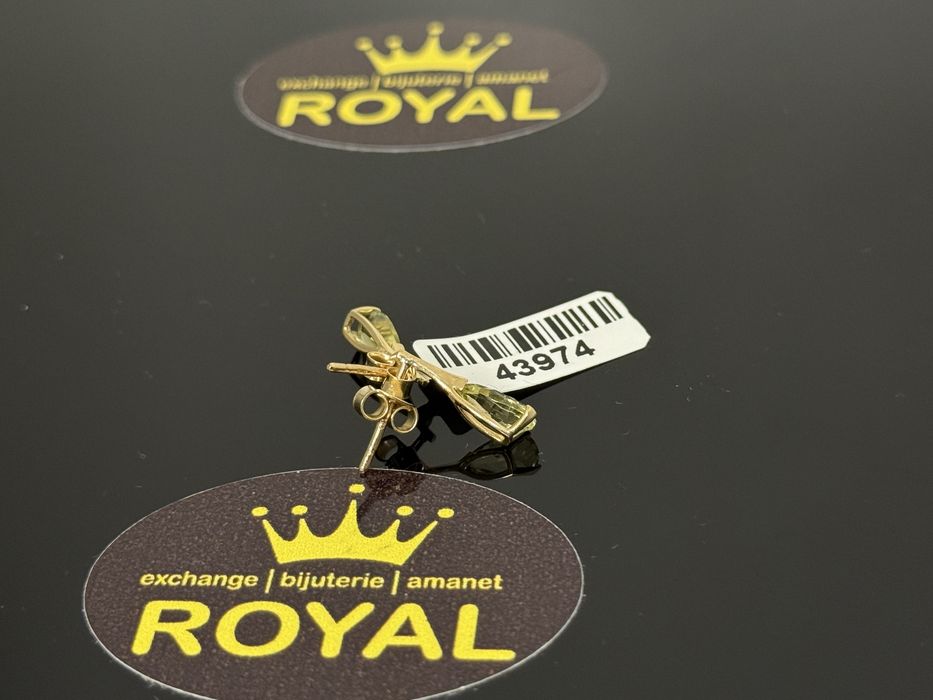 Bijuteria ROYAL : Cercei AUR 14K / 1.10 GR