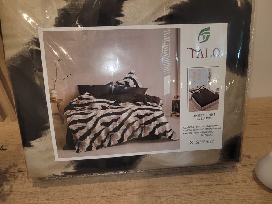 Lenjerie finet 6 piese noua